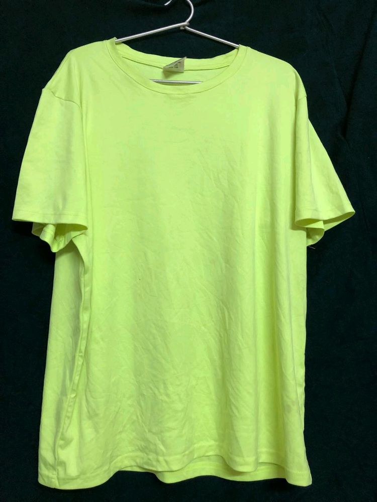 Cool Fluorescent Green Short Sleeve T Shirt
