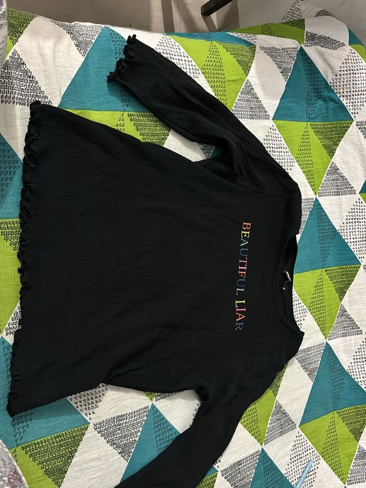 Black Colour Top