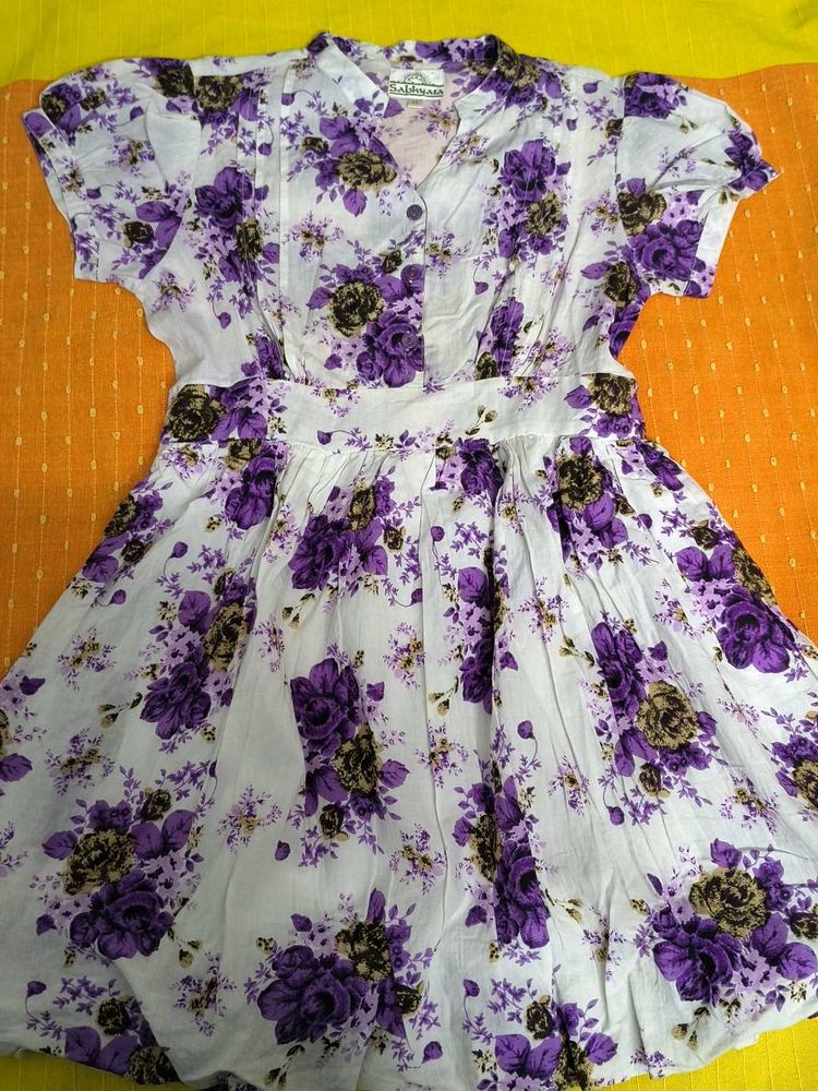 Floral Print Mini Dress