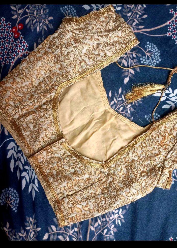 Sale! Skin Colour Embroidery Blouse