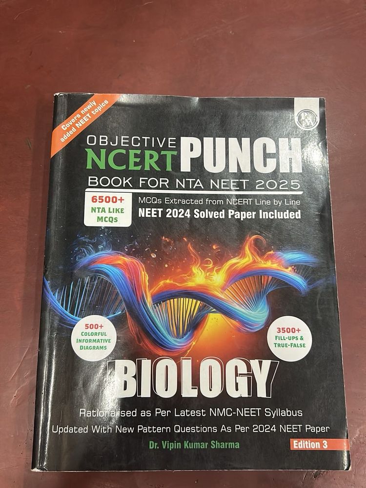 Objective Ncert Punch Biology 6500+ NTA like MCQS