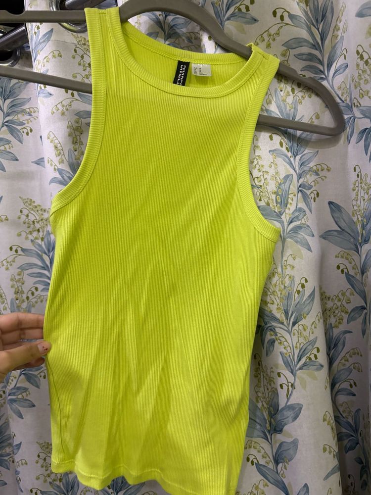 Neon Green Tank Top