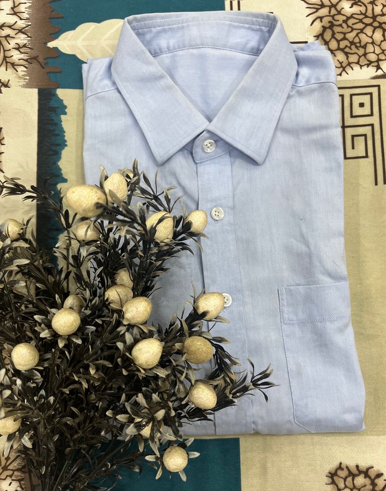 formal light blue shirt