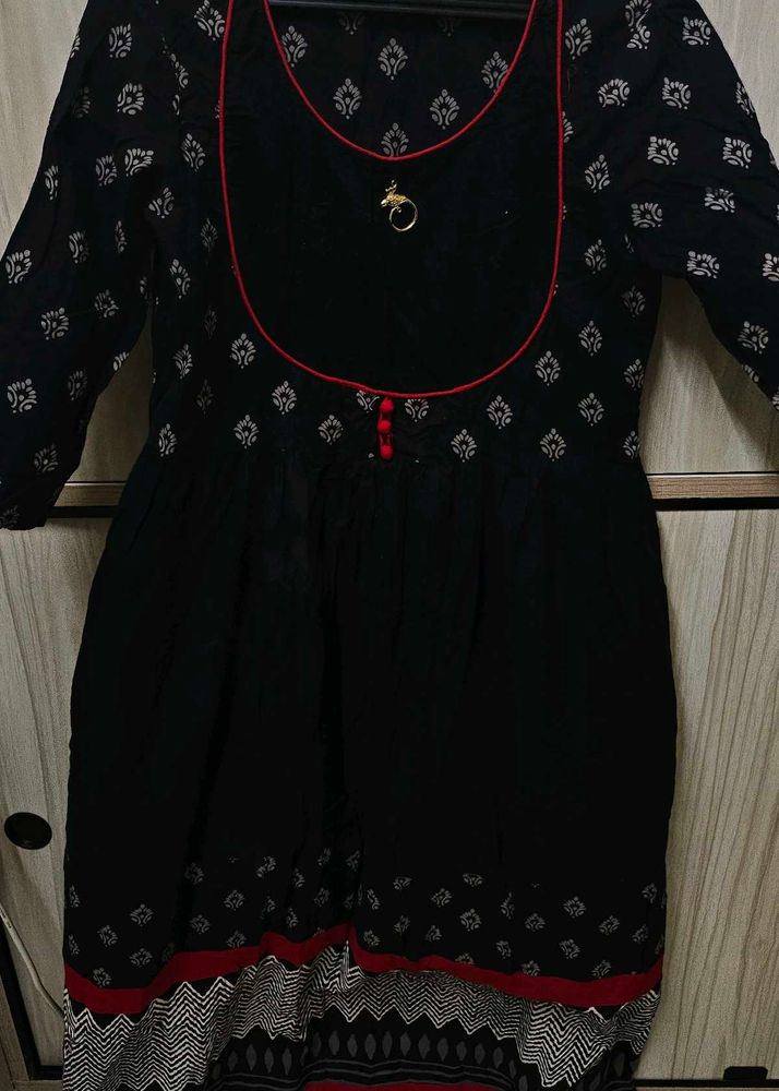 Elegant Black Kurta