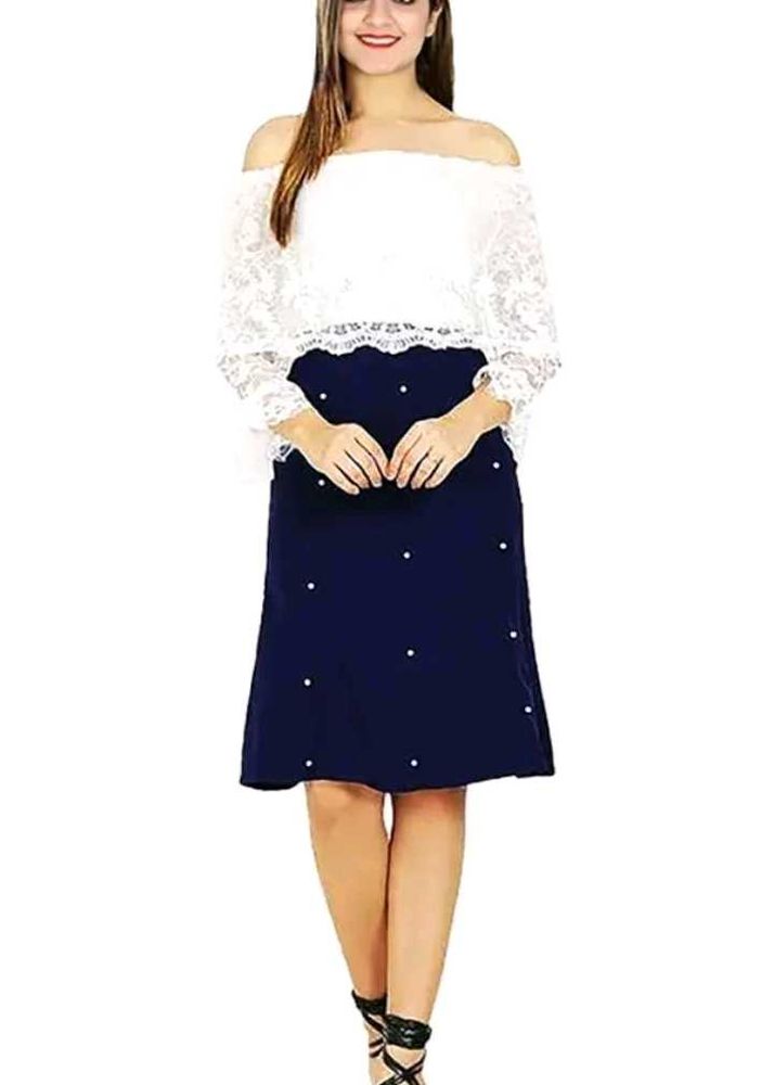 Off-Shoulder Lace Dress