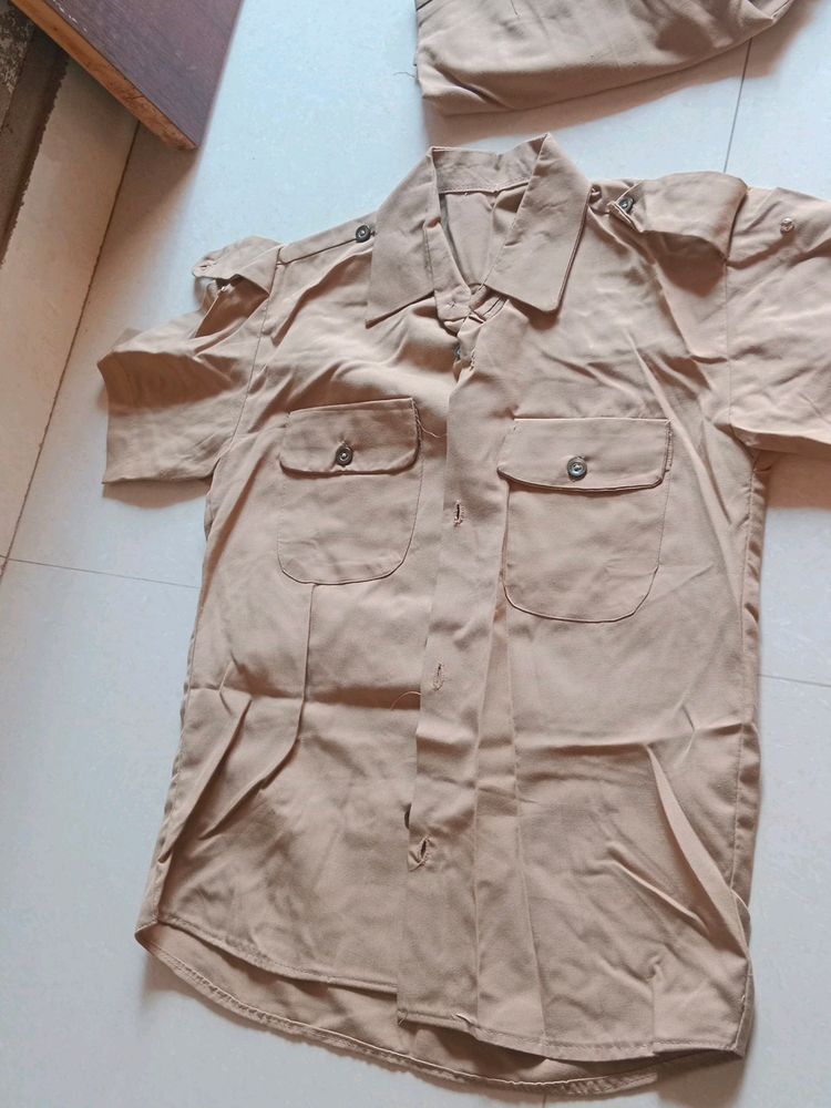 Khakhi Set Of 2shirt And One Pant , NCC Dress