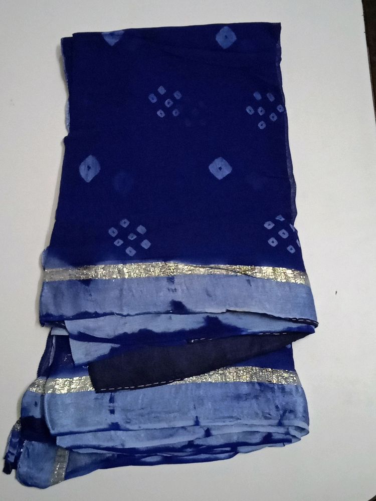 Blue Saree
