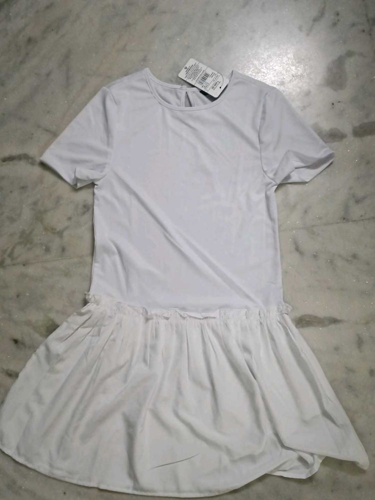 White Casual Girls Dress