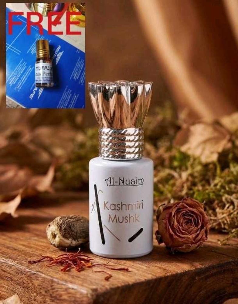 Al-Nuaim Kashmiri🩵Musk and 1 ''FREE'' Attar