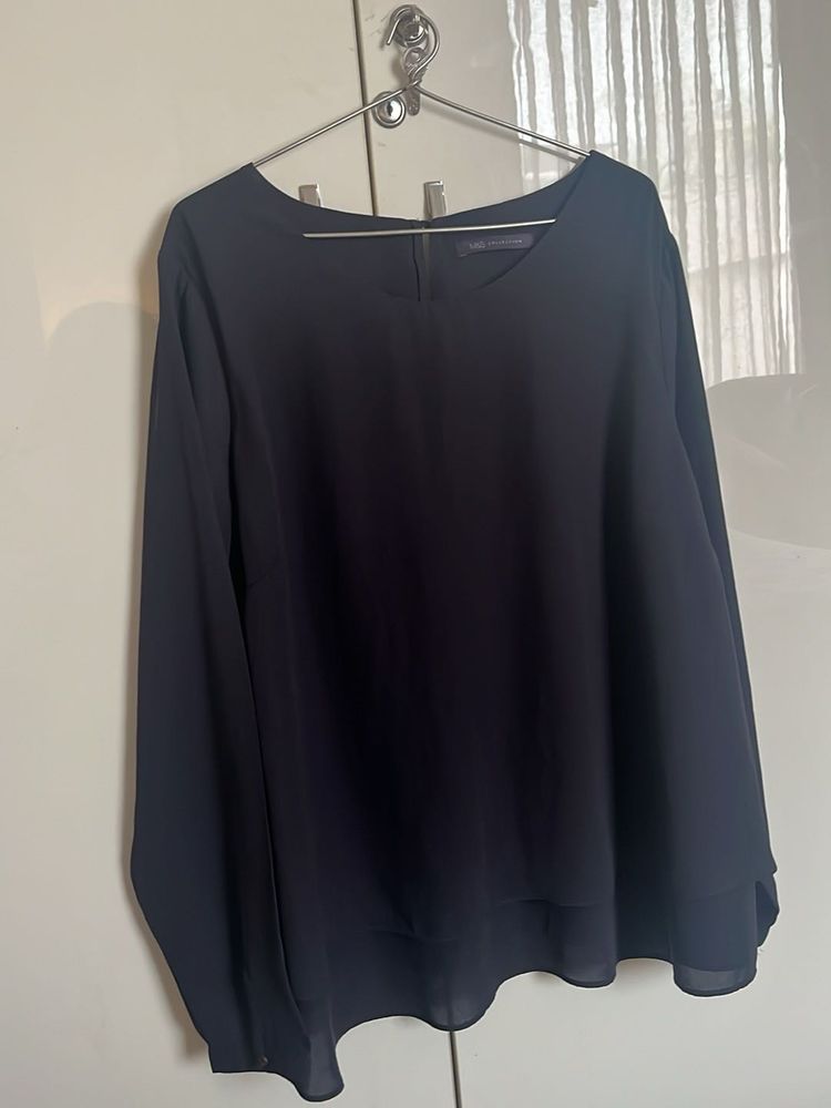 Elegant Navy Blue Top