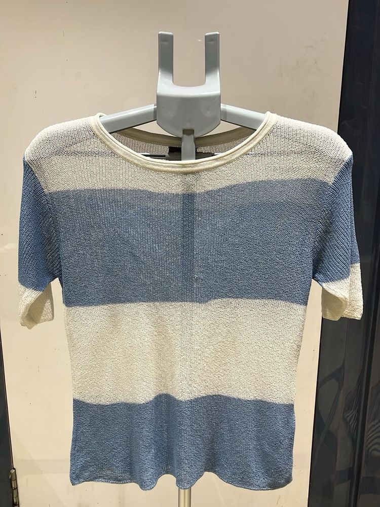 Striped Knit Top
