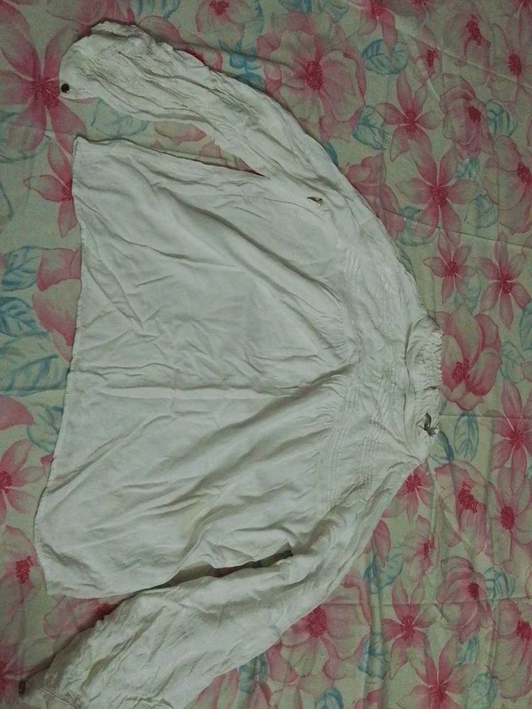 Formal White Women&#39;s Blouse