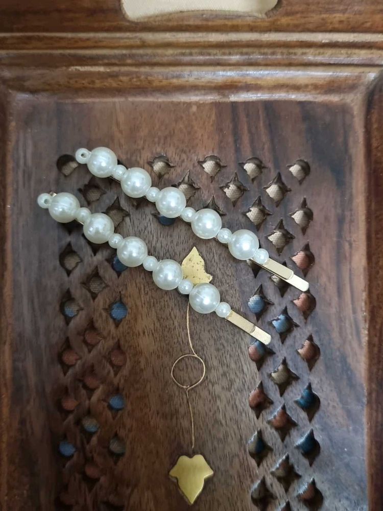 1 Pair Pearl Hair Pin