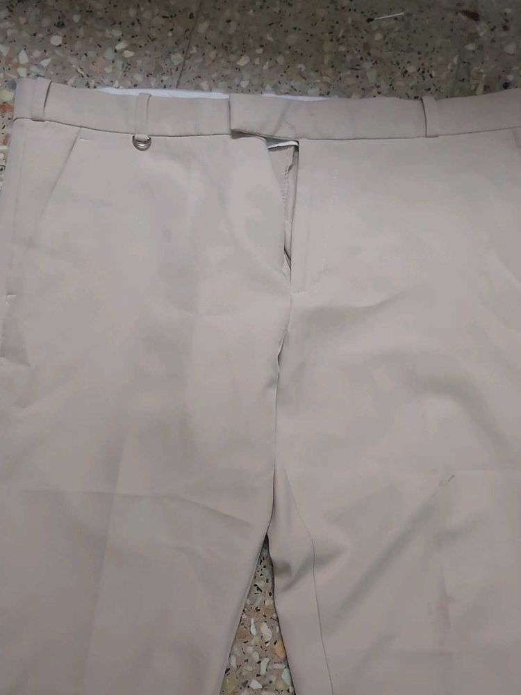 Beige Part Wear Size 38 Short Length