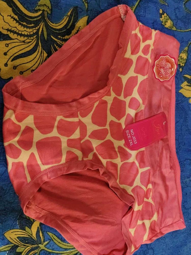 Giraffe Print Women Panty- Size 2XL