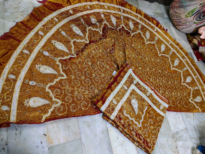 Full Zardozi Unstitched Lehanga Piece 🔥✨
