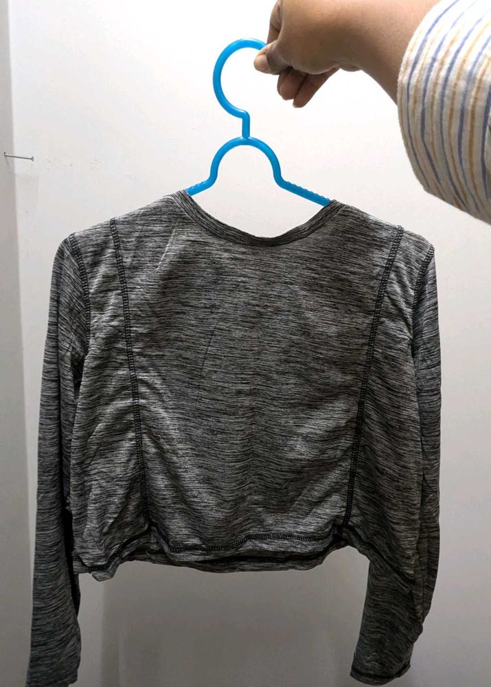 Rigo Active Crop Full Sleeves Tshirt