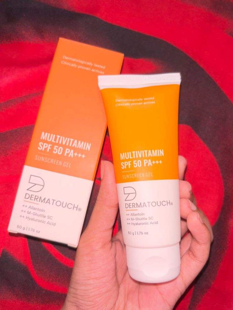 Dermatouch Multivitamin SPF 50 PA+++ Sunscreen Gel
