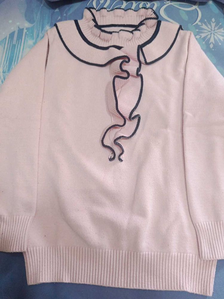 Combo Of Girls Sweater And Poucho