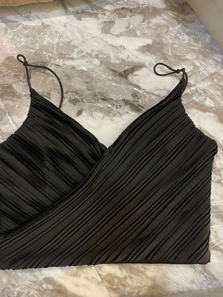 Black Bralette Top XS-M