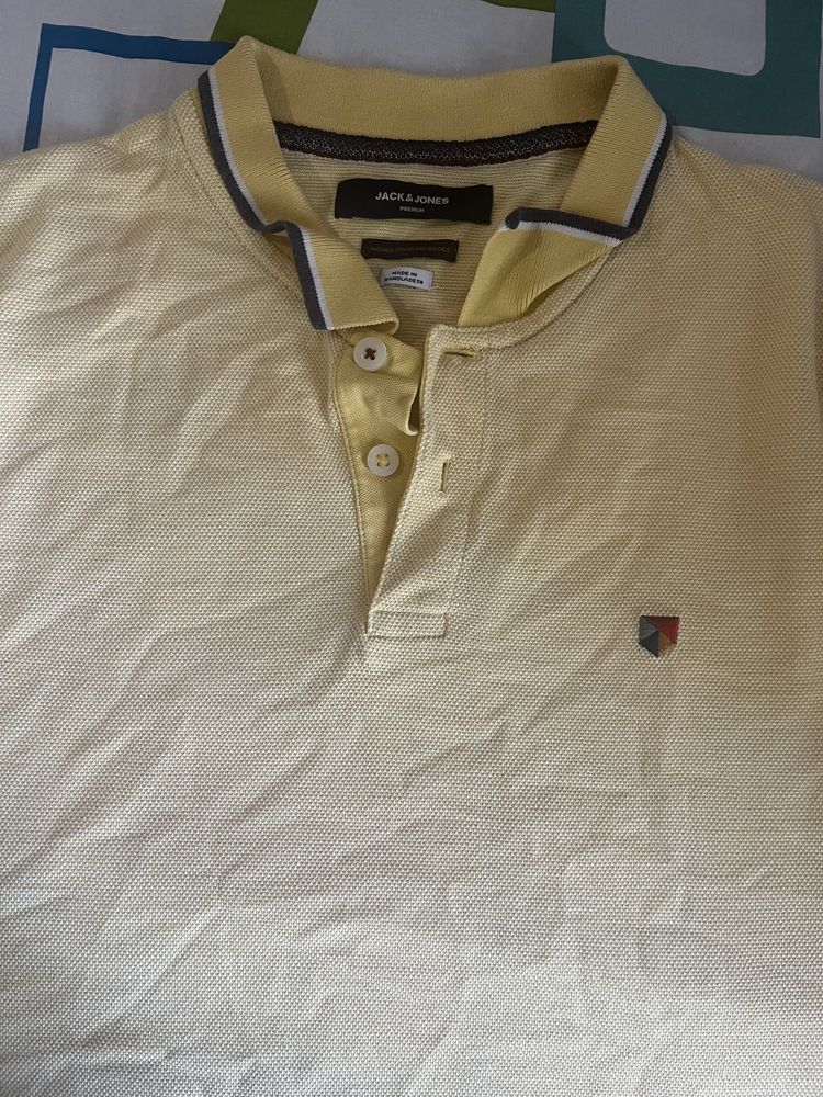 Jack &amp; Jones Yellow Polo Shirt