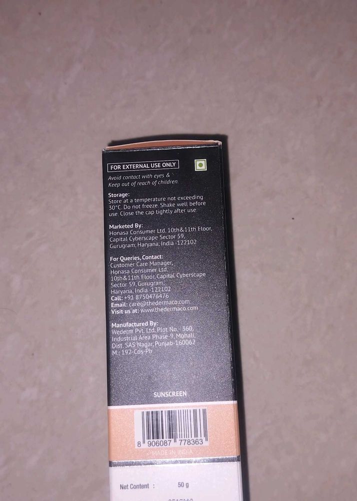 The Derma Co. Sunscreen