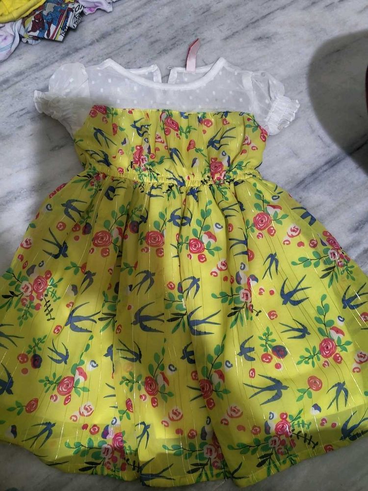 Floral Print Kids Dress