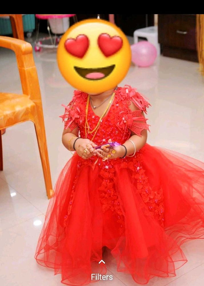 Branded First B&#39;day Party Wear Frock