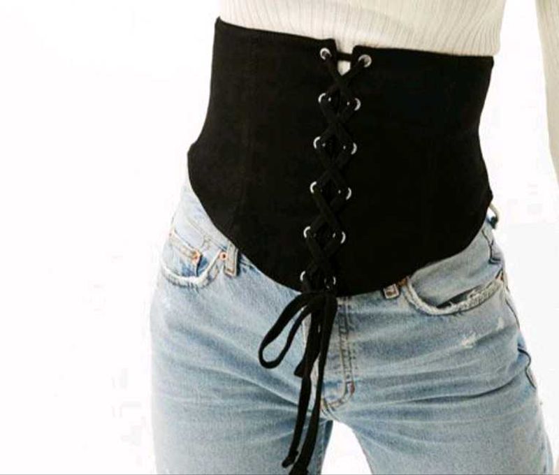 Bershka Black Corset Belt