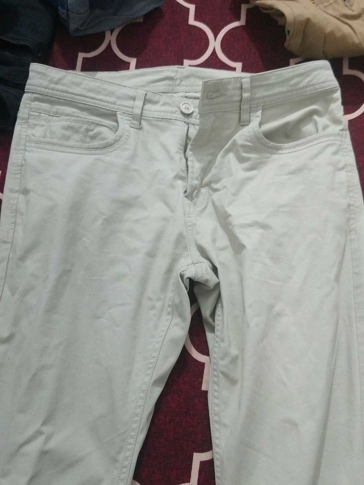 Casual Off White Chinos