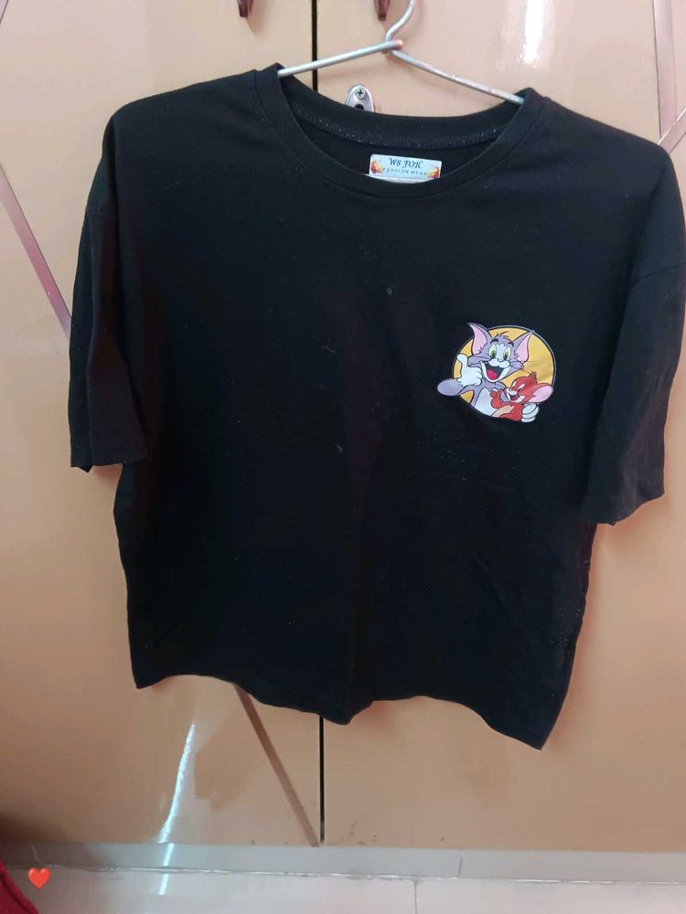 Black Tom &amp; Jerry Tee
