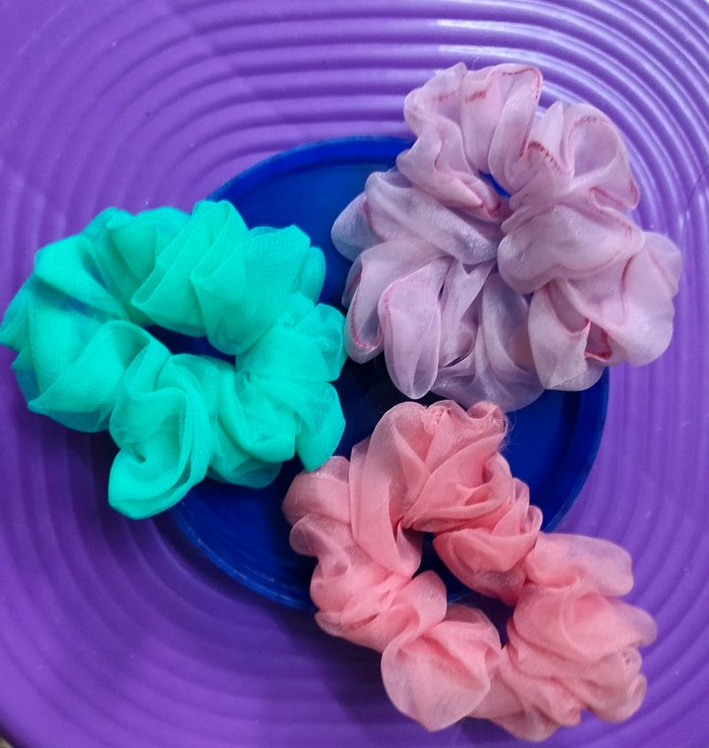 Colourful Scrunchies