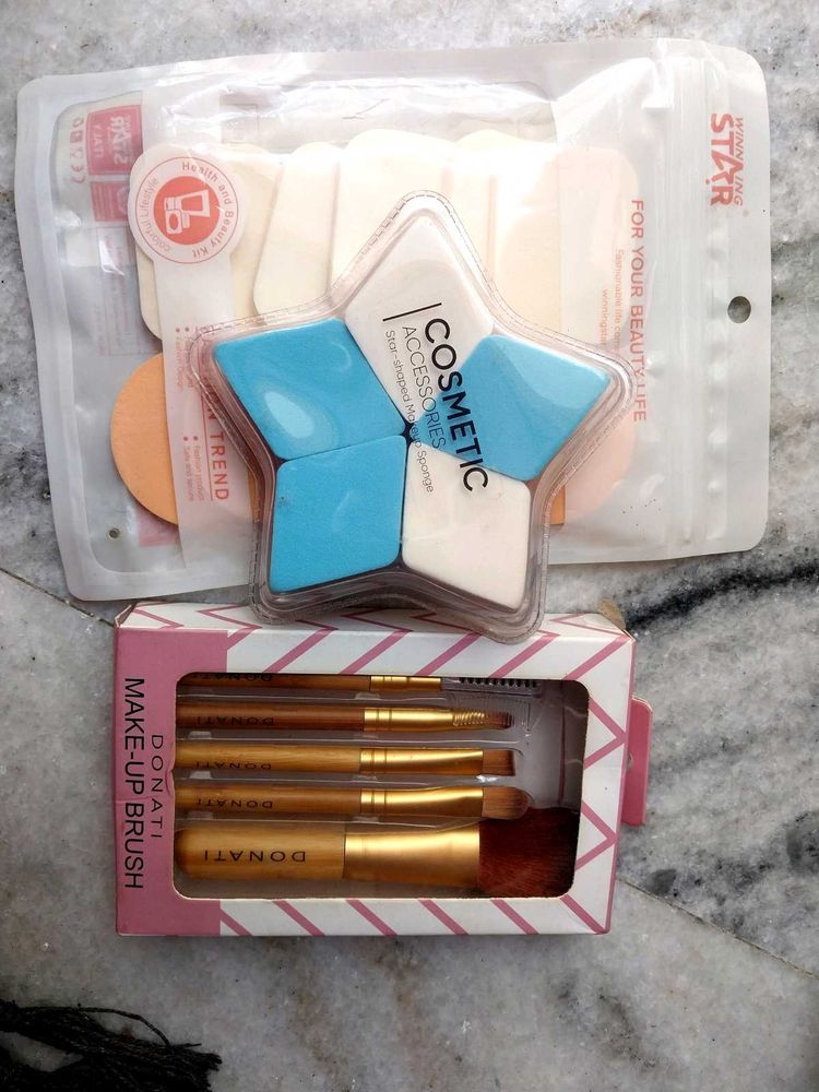 Makeup Brush &amp; Sponge Set