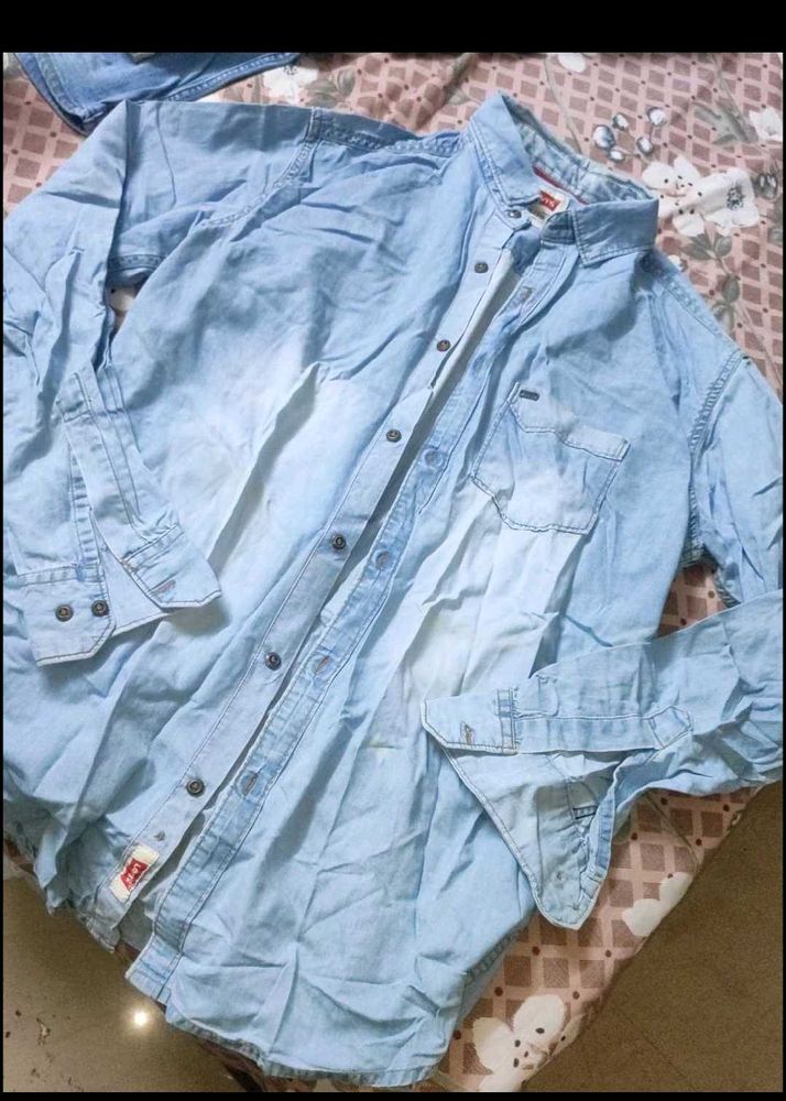 combo Denim Shirt