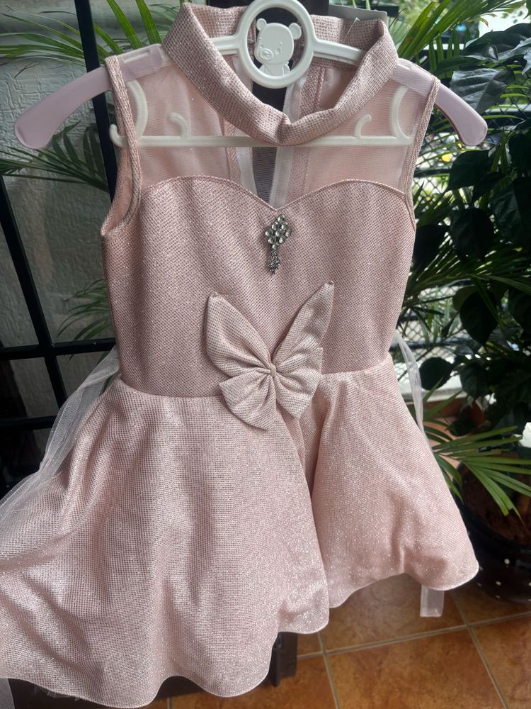 Cute Rose Gold Party Dress