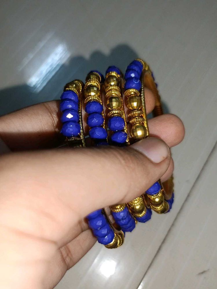 Blue &amp; Gold Bangles
