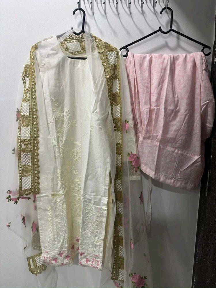 Pakistani Embroidered Salwar Suit