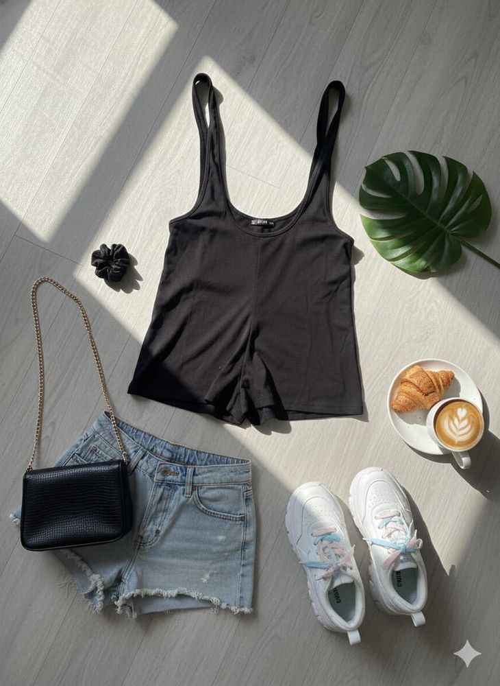 Black Romper Outfit