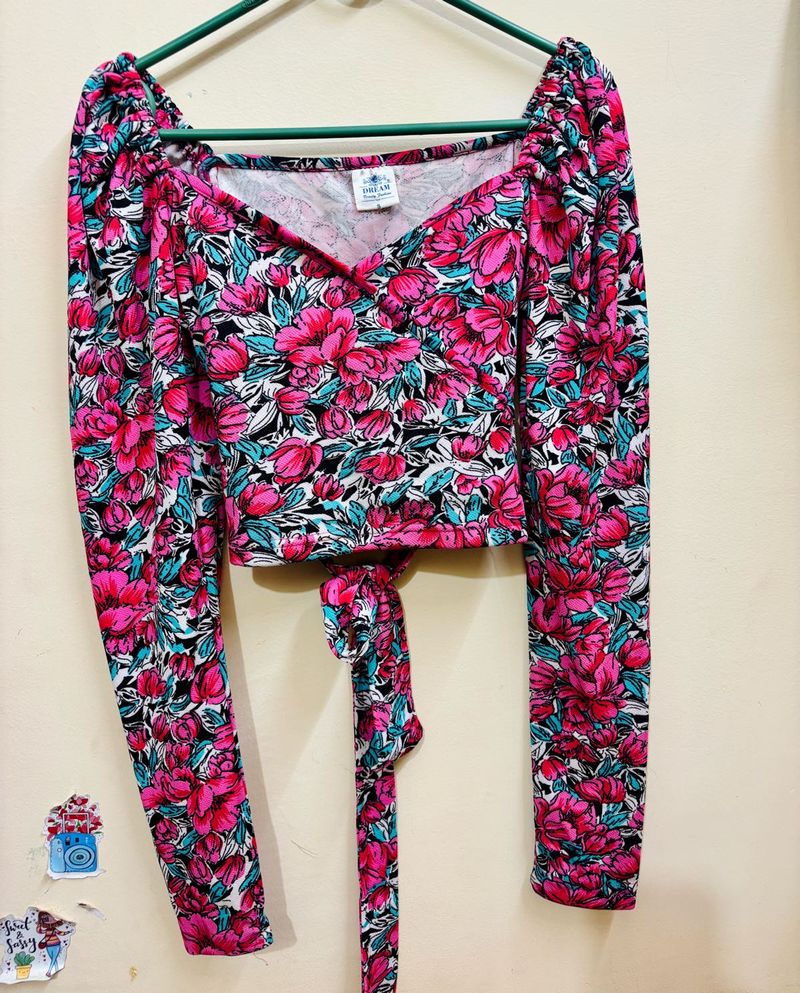 Women Multicolour Full Sleeves Top