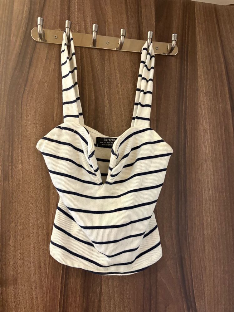Striped Knit Top