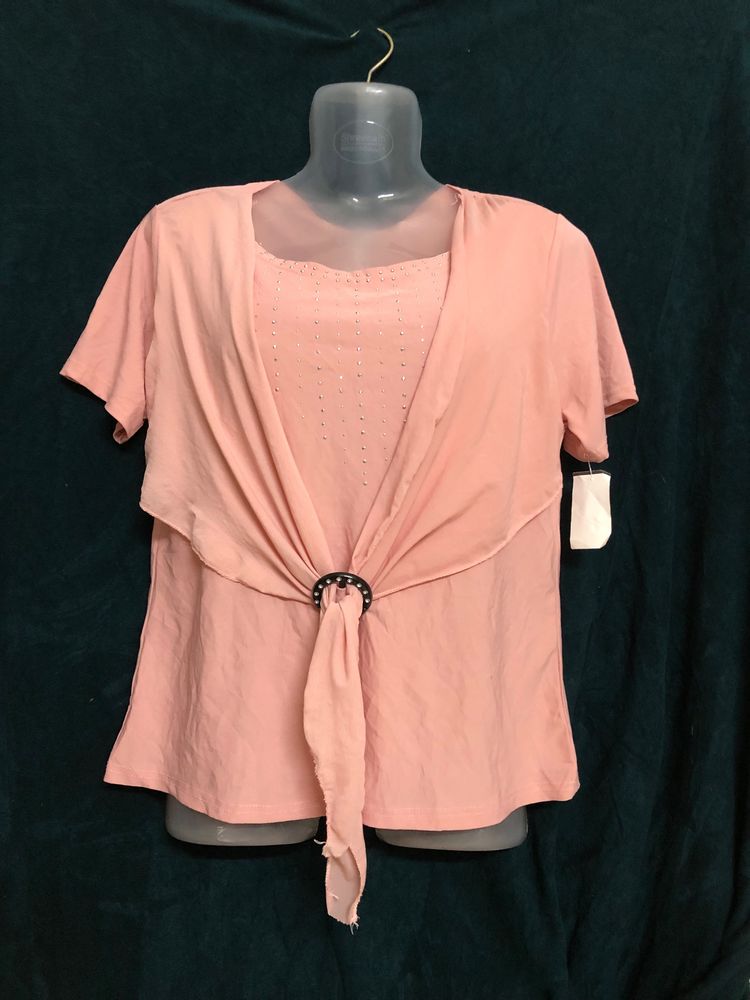 Pink Short Sleeve Top