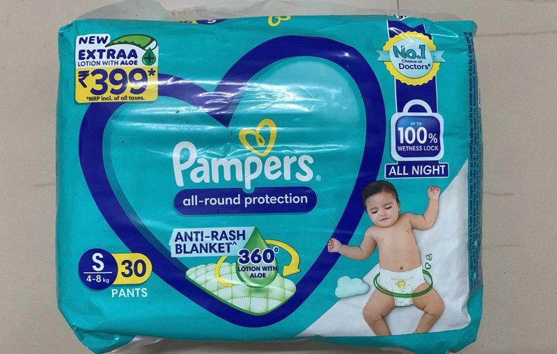 Pampers All Around Protection - S - 30 Pants