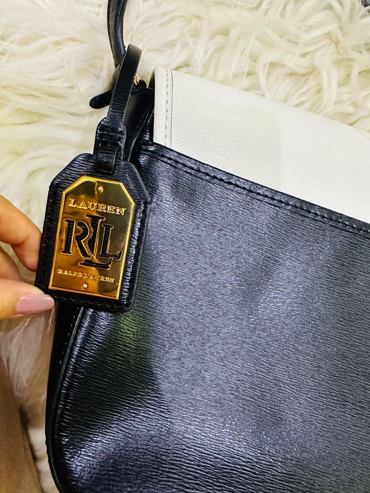 Ralph Lauren Sling 80%off | Like New + Grey Neckpiece