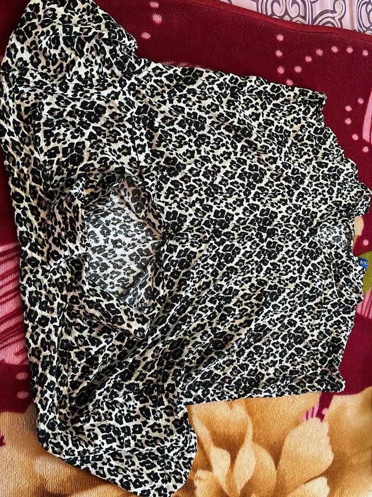 Animal Print Top