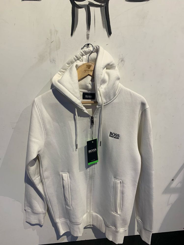 BOSS Zip-Up Hoodie - Stylish &amp; Comfy