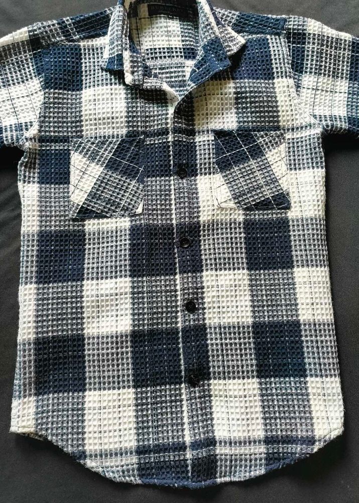 Heavy Textured Flannel Shirt