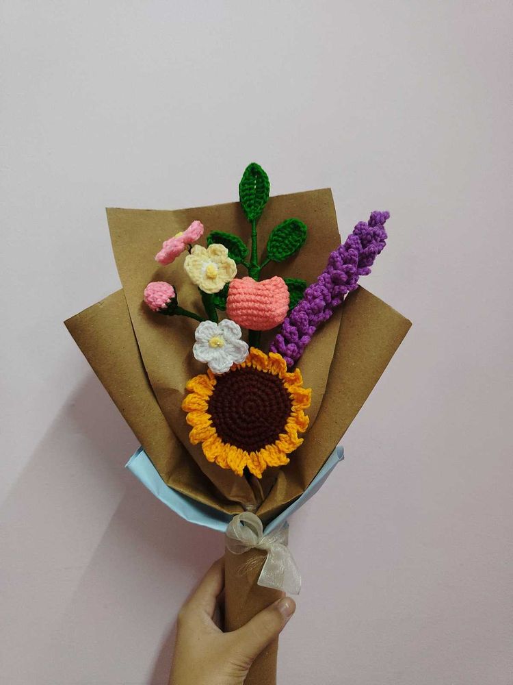 Customized Crochet Bouquet