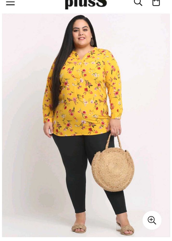 Floral Yellow Top