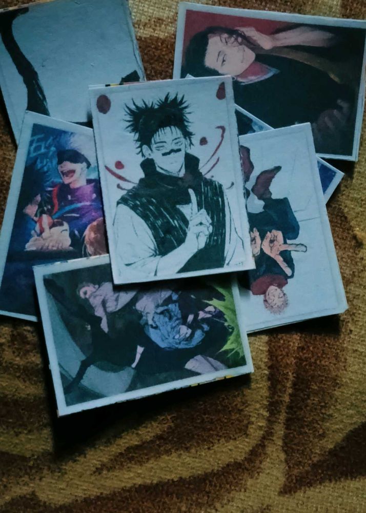 Jujutsu Kaisen Anime Cards,35 units mini cards