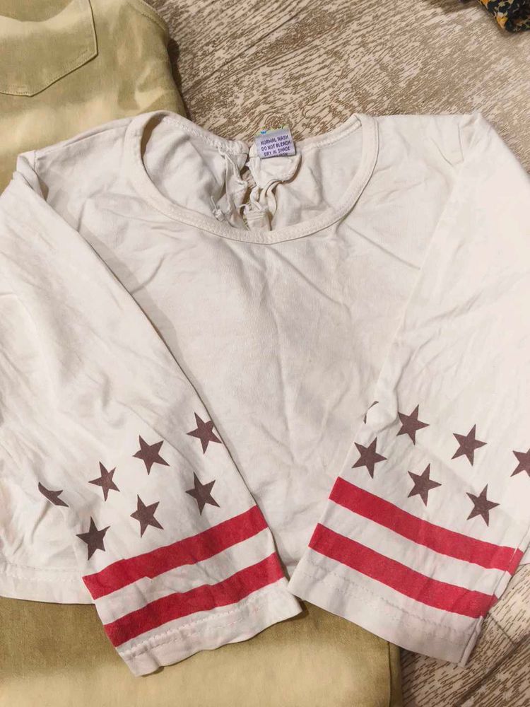 denim dress with top n leggings